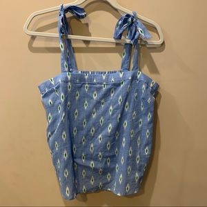 JCREW FACTORY tie shoulder tank